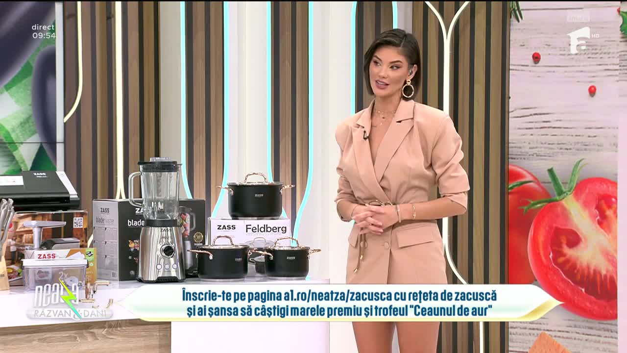 Super Neatza, 24 octombrie 2023. Rețeta de zacuscă! Ce a c&acirc;știgat Daniela