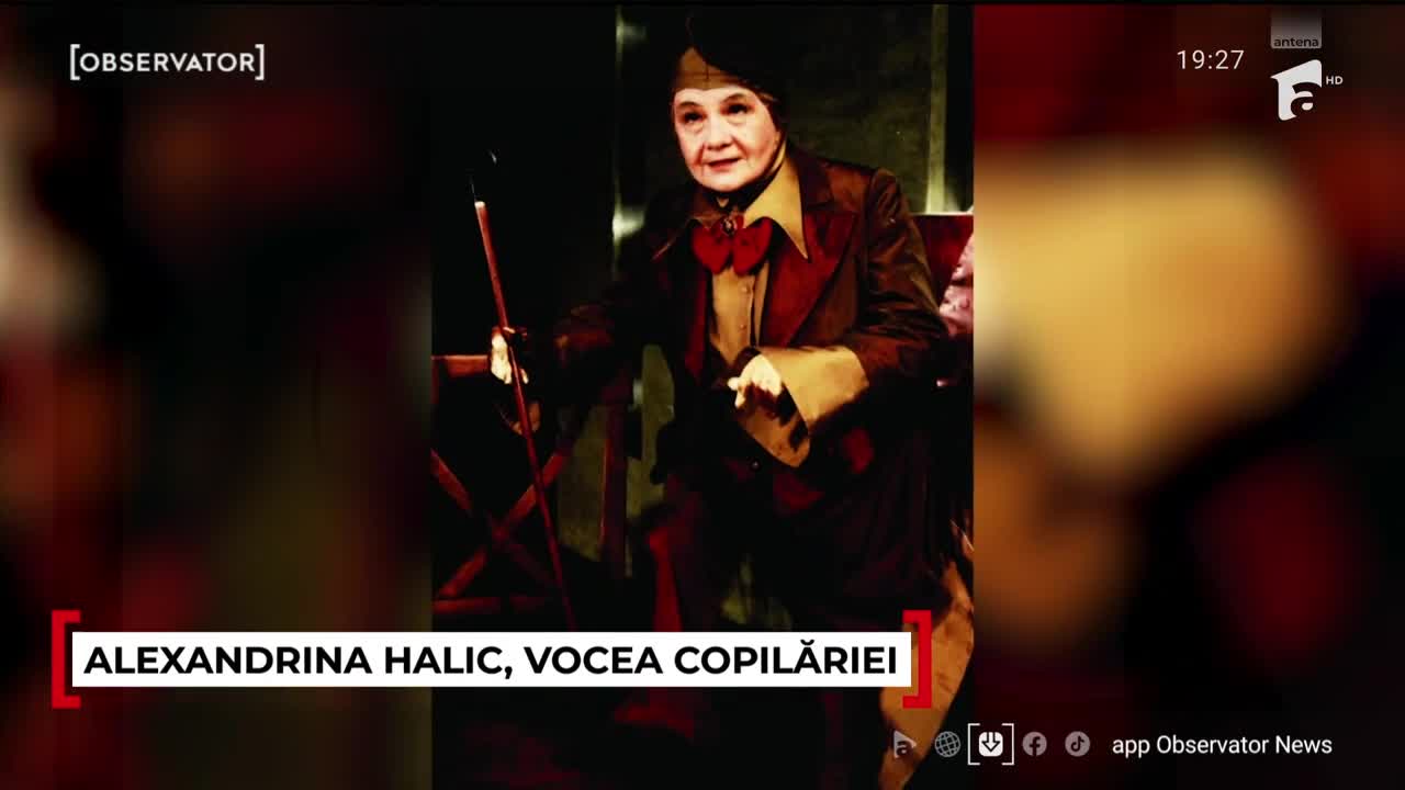 Alexandrina Halic, vocea copilariei