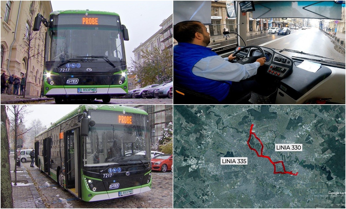 Noile autobuze electrice ale STB intră de sâmbătă pe trasee Liniile pe