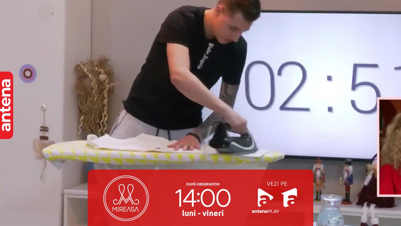 Mireasa sezonul 8, 12 decembrie 2023. Proba de călcat rochii. Cine s-a descurcat cel mai bine