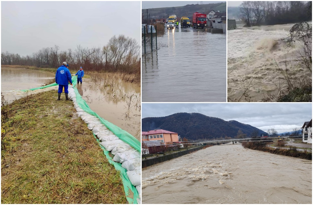 Sătmărenii, avertizați prin RO-Alert; râul Crasna este sub cod roșu de ...