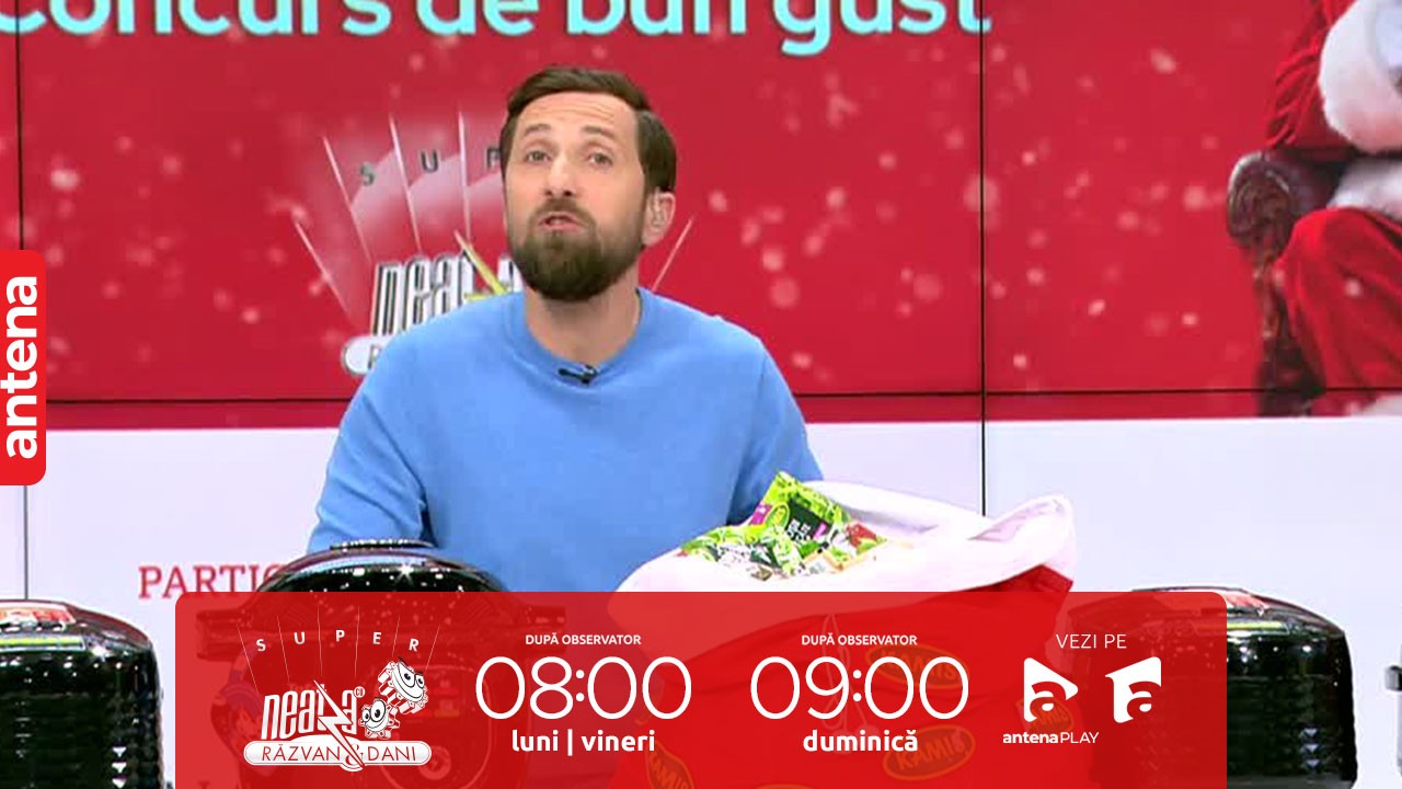 Super Neatza, 14 decembrie 2023. Concurs de bun gust: Ce a c&acirc;știgat Ionuț Efrim