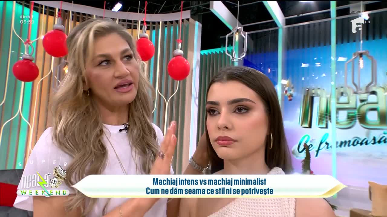 Neatza de Weekend, 17 decembrie 2023. Cum să &icirc;ți dai seama ce tip de machiaj ți se potrivește