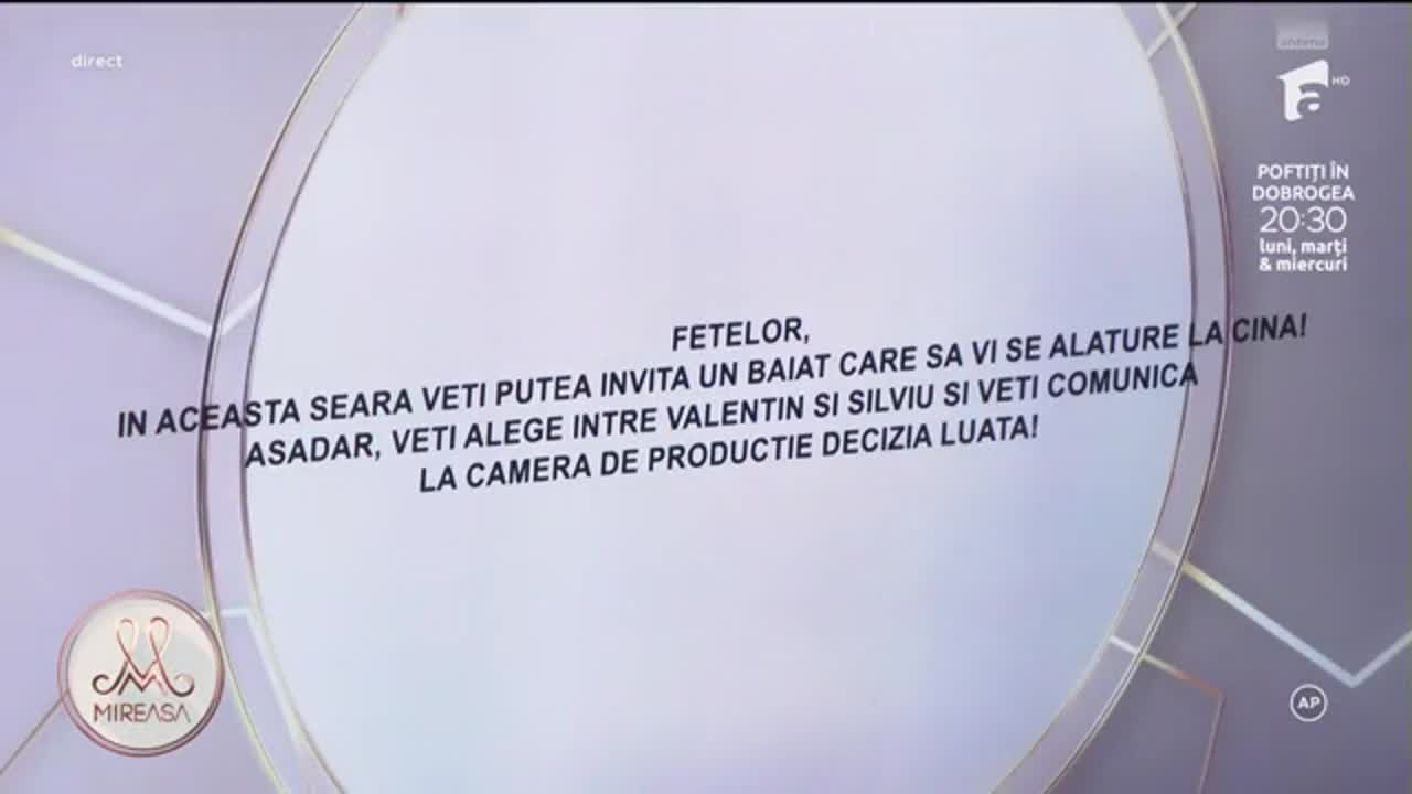 Mireasa sezonul 9, 29 ianuarie 2024. Cristina crede că Valentin nu a trecut peste fosta relație: Se vede în ochii lui!