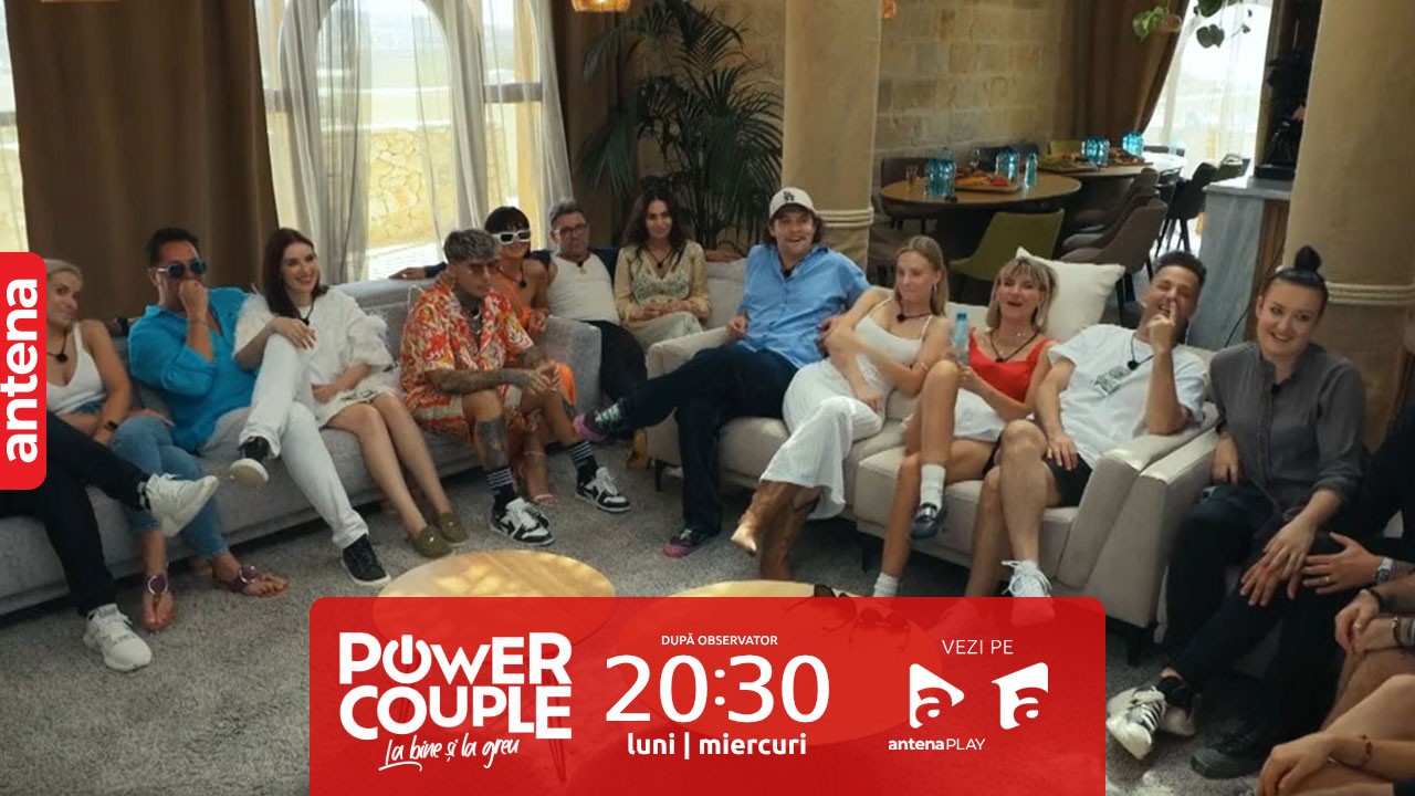 Power Couple România, 5 februarie 2024. Cine sunt concurenții