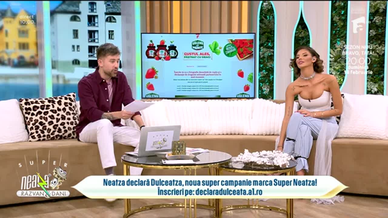 Super Neatza, 6 februarie 2024. Concursul Neatza declară Dulceatza. Povestea cuplului Amina și Horia