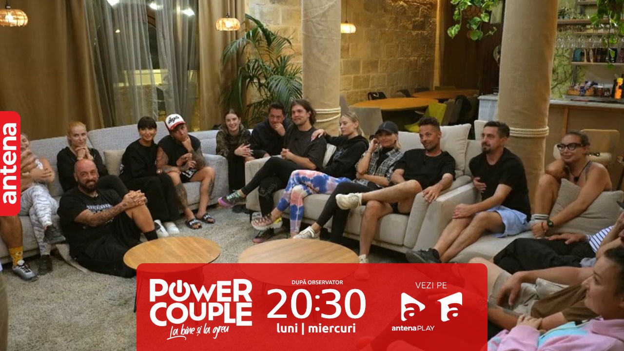 Power Couple România, 7 februarie 2024. Cine ocupă primul loc în clasament