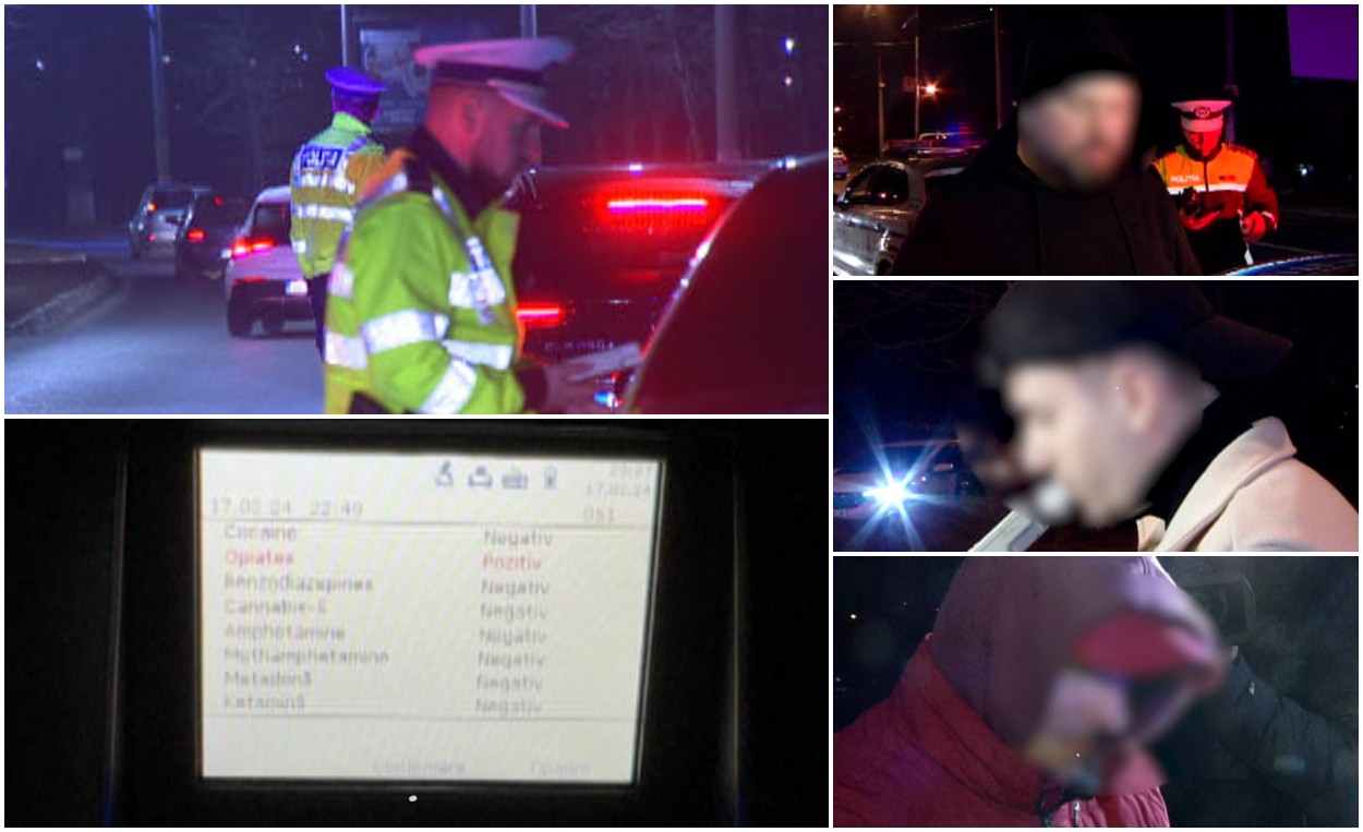 Șoferi prinși băuți sau drogați la volan, după poliția le-a făcut razie în București și Ilfov