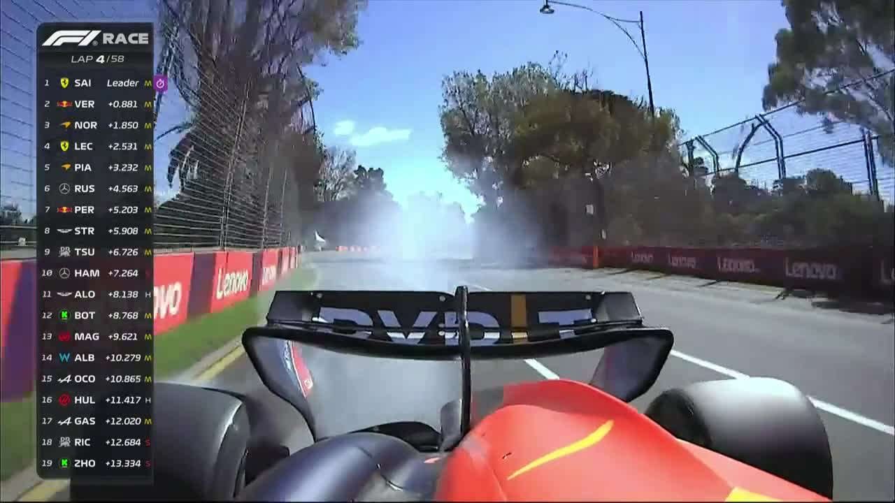 Cursa | Formula 1: Marele Premiu al Australiei 2024 - Max Verstappen a abandonat