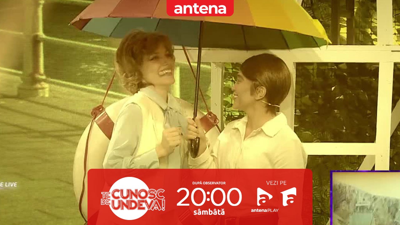 Te cunosc de undeva Sezonul 20, 4 mai 2024. Bella Santiago și Barbara Isasi s-au transformat în Dan Spataru - ”Tu, eu şi-o umbrelă”