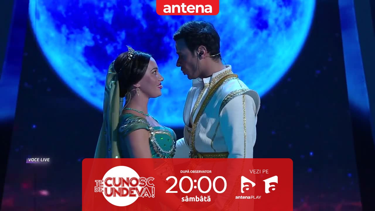 Te cunosc de undeva Sezonul 20, 4 mai 2024. Alexia Țalavutis și Dima Trofim s-au transformat în Aladdin - ”A Whole New World”