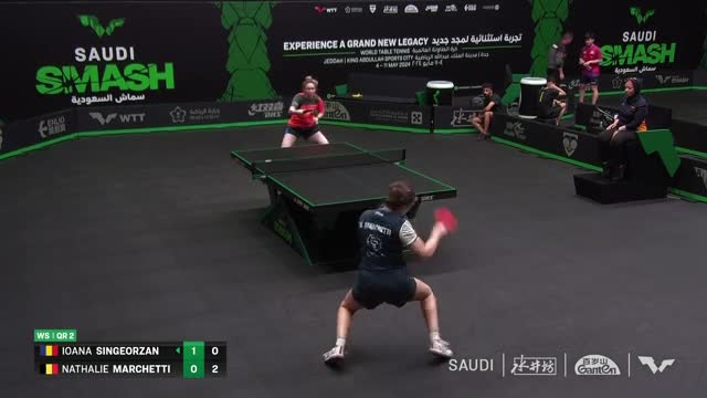Tenis de masă | Saudi Smash 2024: Ioana Singeorzan vs Nathalie Marchetti