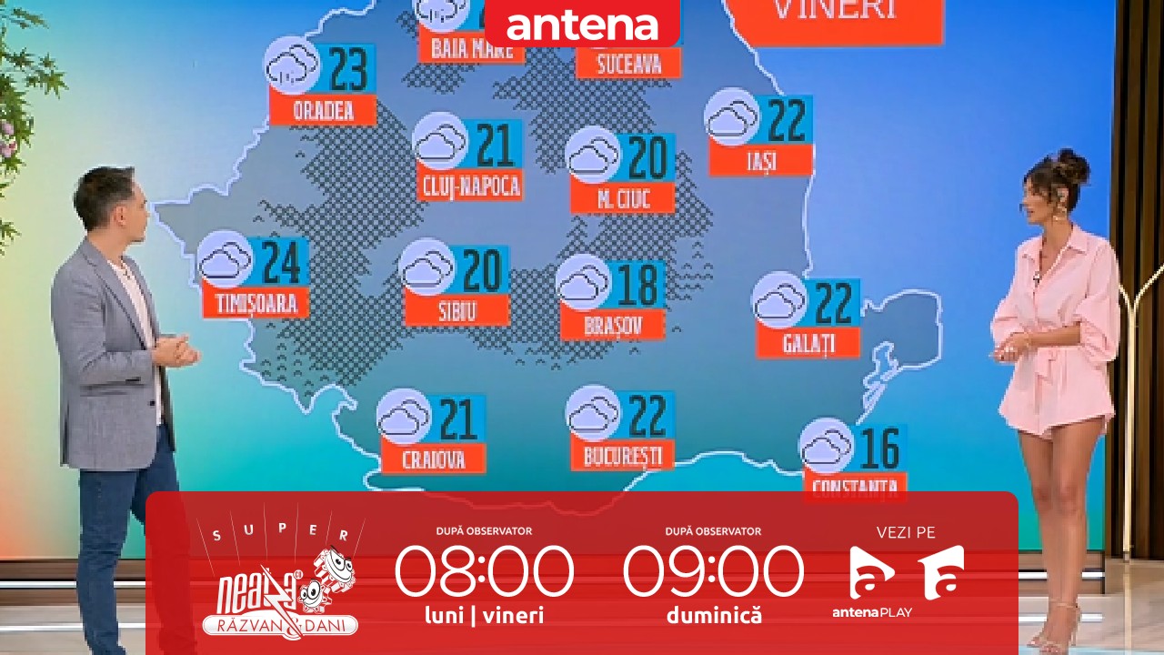 Super Neatza, 16 mai 2024. Prognoza meteo cu Ramona Olaru: Vreme rămâne rece în cea mai mare parte a țării