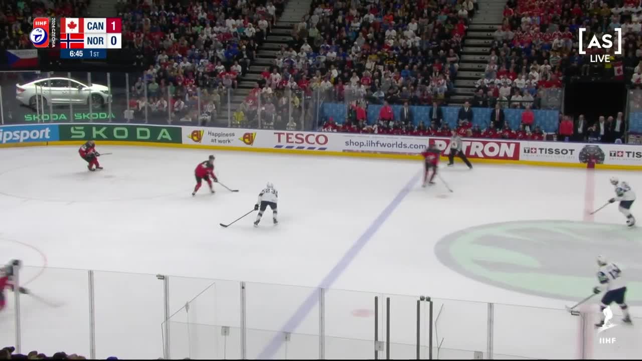 Campionatul Mondial de hochei | Cehia 2024:  Canada - Norvegia 1-0 (Prima parte)