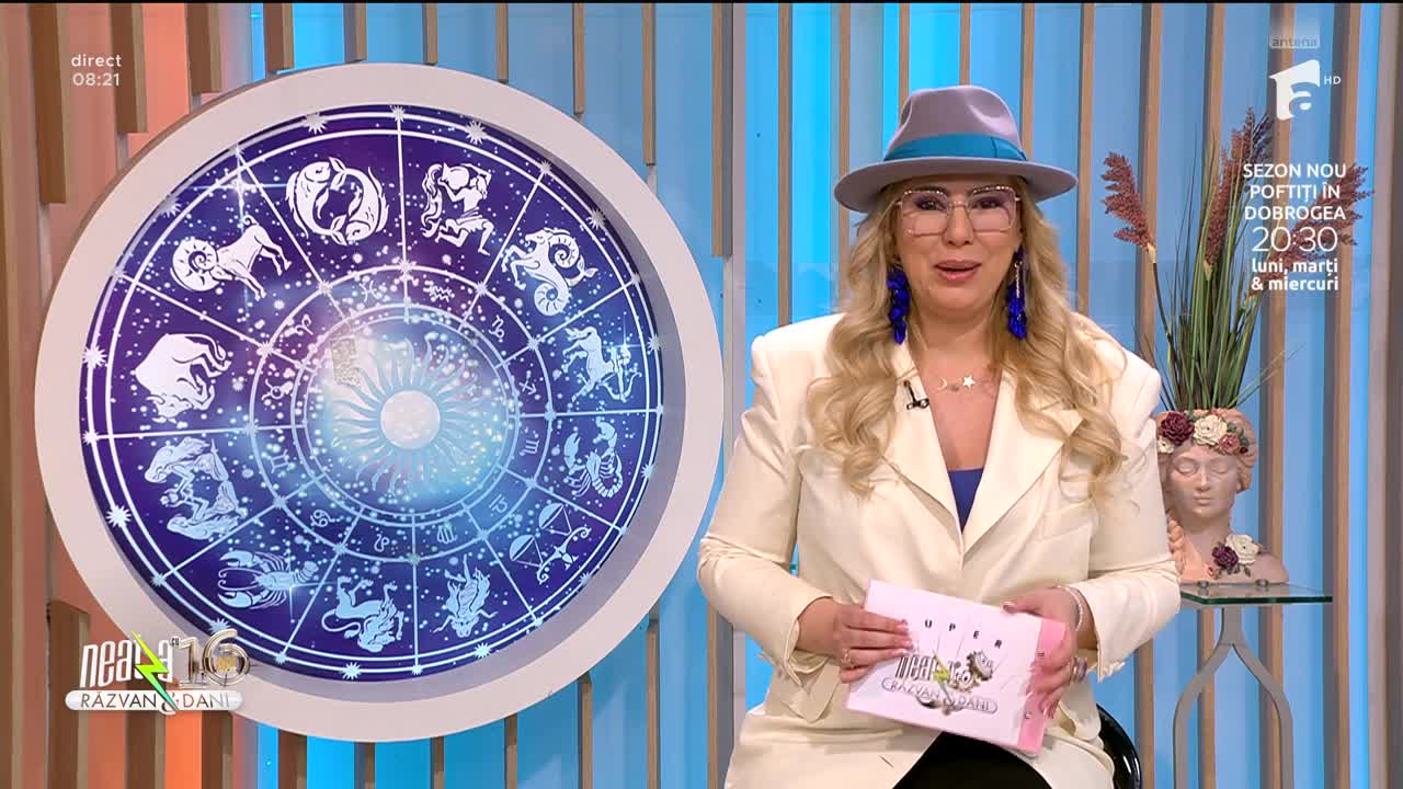 Super Neatza, 27 mai 2024. Horoscopul cu Bianca Nuțu: Pentru Scorpioni ar putea fi un bun moment pentru a face o investiție
