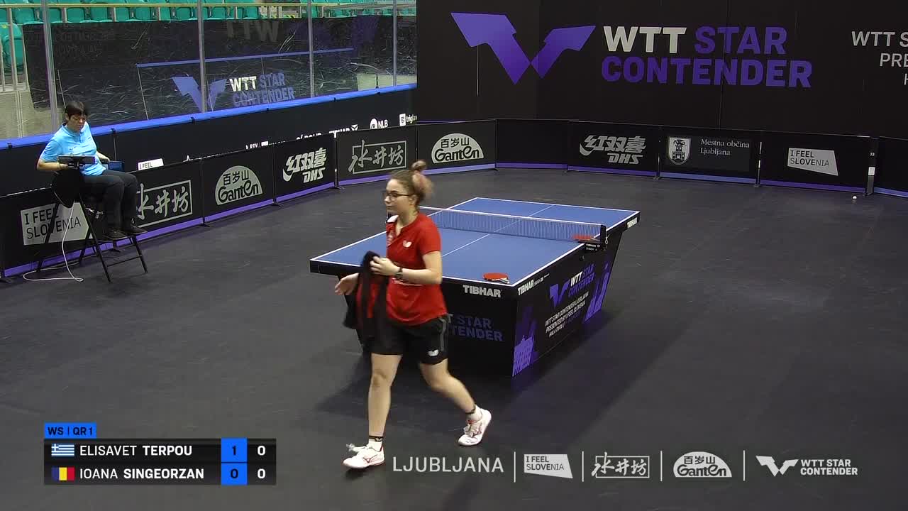 Tenis de masa | WTT Star Contender Ljubljana 2024: Elisavet Terpou vs. Ioana Singeorzan