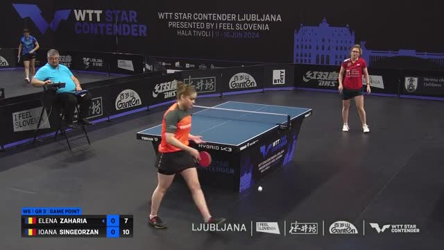 Tenis de masa | WTT Star Contender Ljubljana 2024: Elena Zaharia vs Ioana Singeorzan