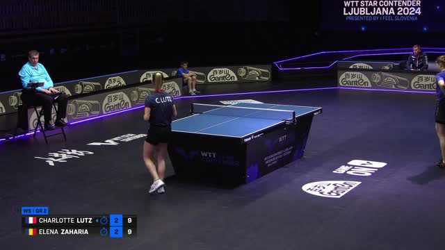 Tenis de masa | WTT Star Contender Ljubljana 2024: Charlotte Lutz vs Elena Zaharia