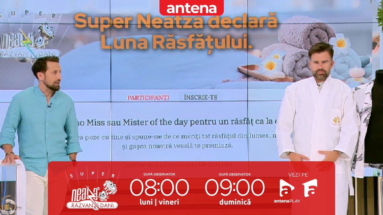 Super Neatza, 13 iunie 2024. Concursul „Luna Răsfățului”! Ce a câștigat Despina Maricenschi