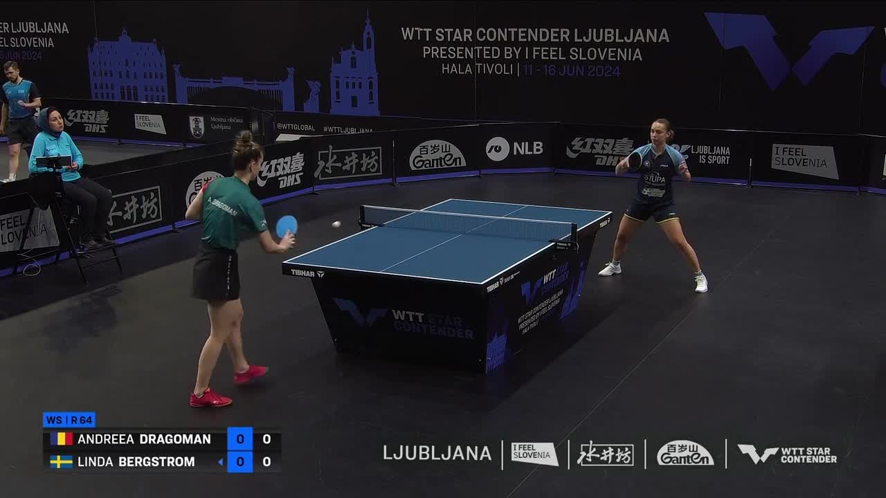 Tenis de masa | WTT Star Contender Ljubljana 2024: Andreea Dragoman vs Linda Bergstrom