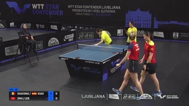 Tenis de masa | WTT Star Contender Ljubljana 2024: Diaconu / Xiao vs Zhu / Lee