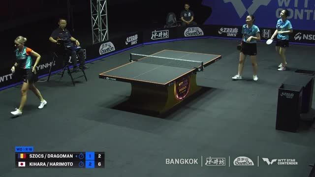 Tenis de masă | WTT Star Contener Bangkok 2024: Szocs/Dragoman vs. Kihara/Harimoto