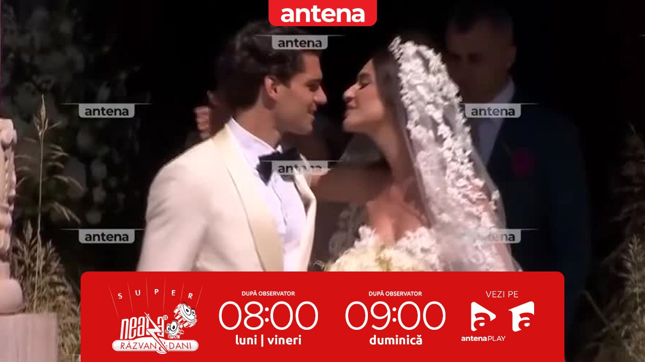 Super Neatza, 15 iulie 2024. Imagini exclusive de la nunta dintre Elena şi Ianis Hagi