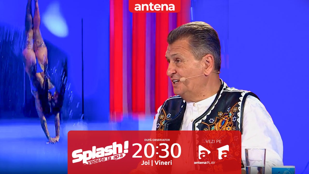 Splash! Vedete la apă, sezon 6, 8 august 2024. A doua săritură. Claudia Florescu a sărit de la 3 metri