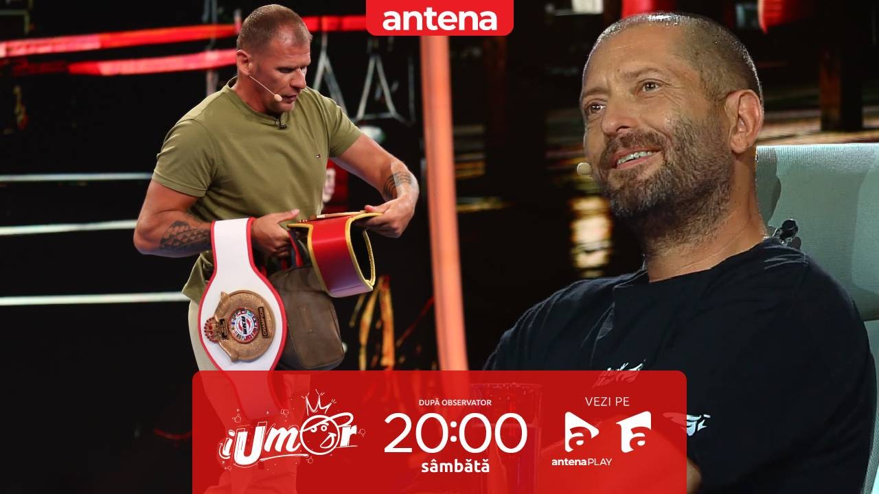 iUmor sezonul 17, 28 septembrie 2024. Marian Olaru, număr de autoironie în care și-a povestit viața ca luptător MMA