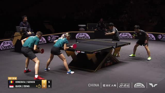 Tenis de masă | WTT China Smash 2024: Ionescu/Szocs vs. Quek/Zeng