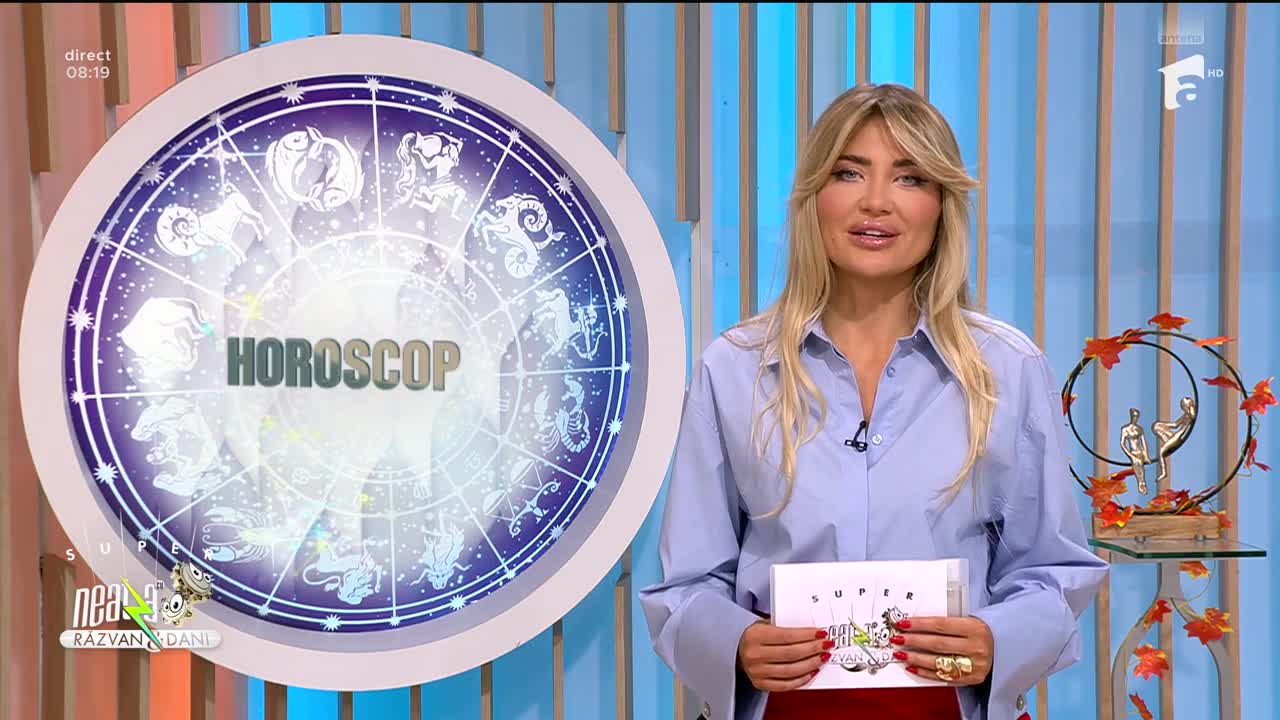 Super Neatza, 16 octombrie 2024. Horoscopul Zilei cu Adina Moraru: Racii vor simți presiunea unui termen limită