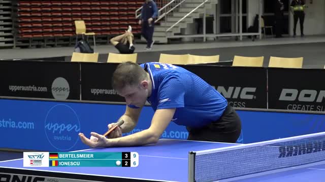 Campionatul European Individual de tenis de masă | Linz 2024: Ovidiu Ionescu vs. Andre Bretelsmeier