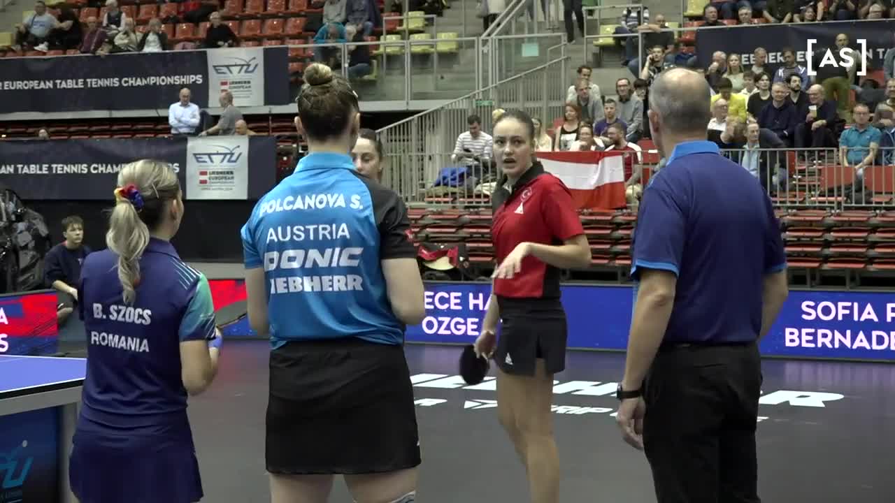 Campionatul European Individual de tenis de masă | Linz 2024: Ece Harac/ Ozge Yilmaz vs. Sofia Polcanova/ Bernadette Scocz