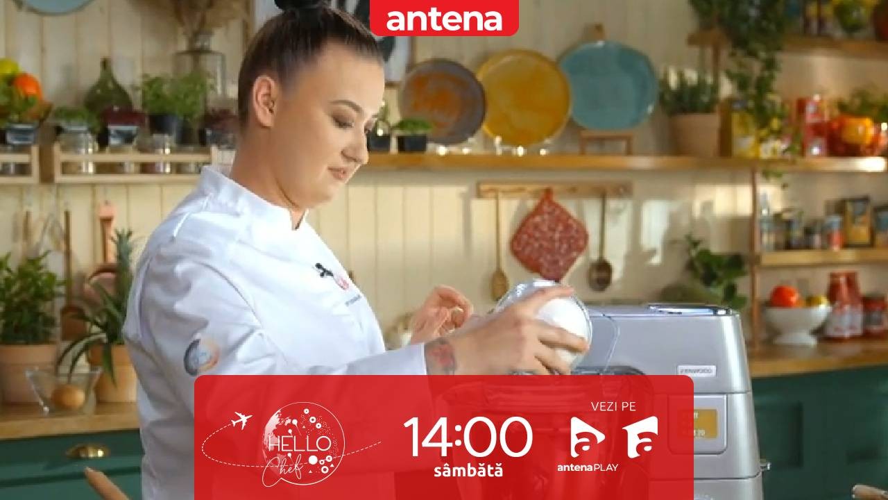 Hello Chef sezonul 8, 19 octombrie 2024. Chef Samuel și Roxana Blenche, o nouă provocare în bucătărie! Ce rețete au de gătit pentru Lucian Viziru