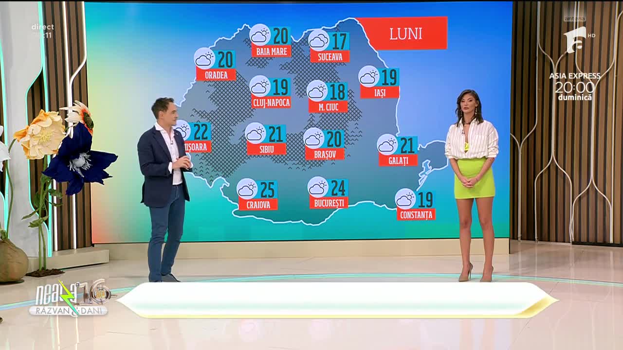 Super Neatza, 28 octombrie 2024. Prognoza meteo cu Ramona Olaru: Maxime de până la 25 de grade