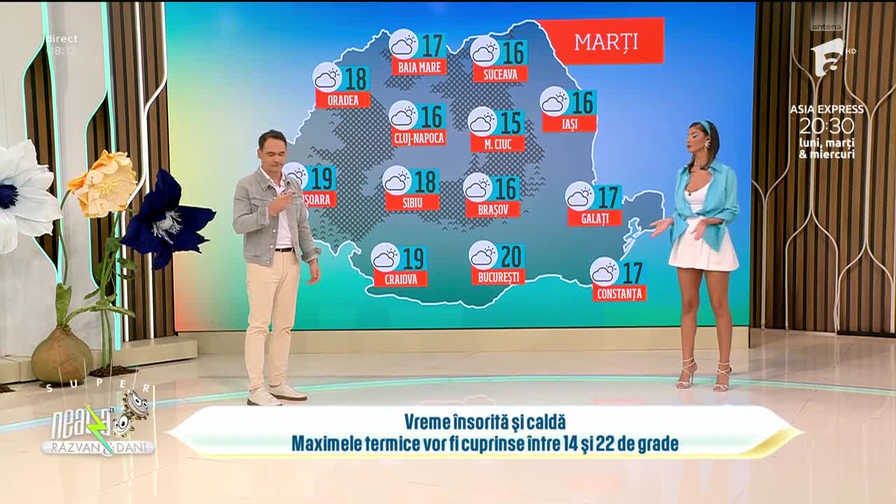 Super Neatza, 29 octombrie 2024. Prognoza meteo cu Ramona Olaru: Vreme însorită și caldă