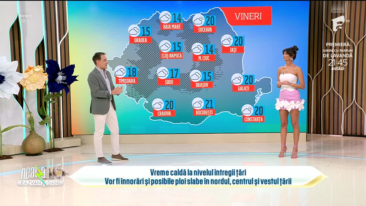 Super Neatza, 1 noiembrie 2024. Prognoza meteo cu Ramona Olaru: Temperaturi ridicate pentru această perioadă