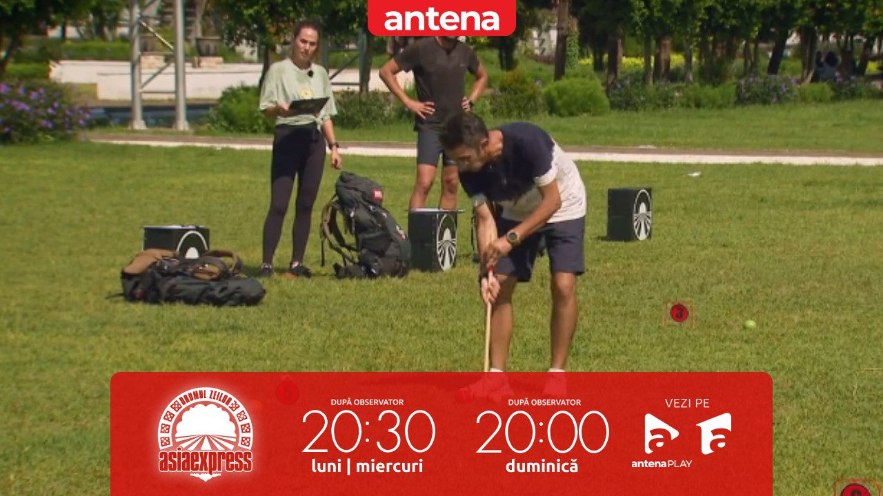 Asia Express, 4 noiembrie 2024. Cum s-au descurcat echipele la jocul de croquet. Ce l-a supărat pe Mane