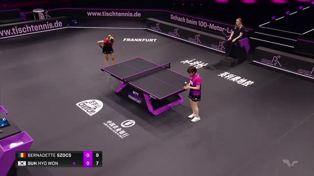 Tenis de masă | WTT Champions Frankfurt 2024: Bernadette Szocs vs. Suh Hyo Won