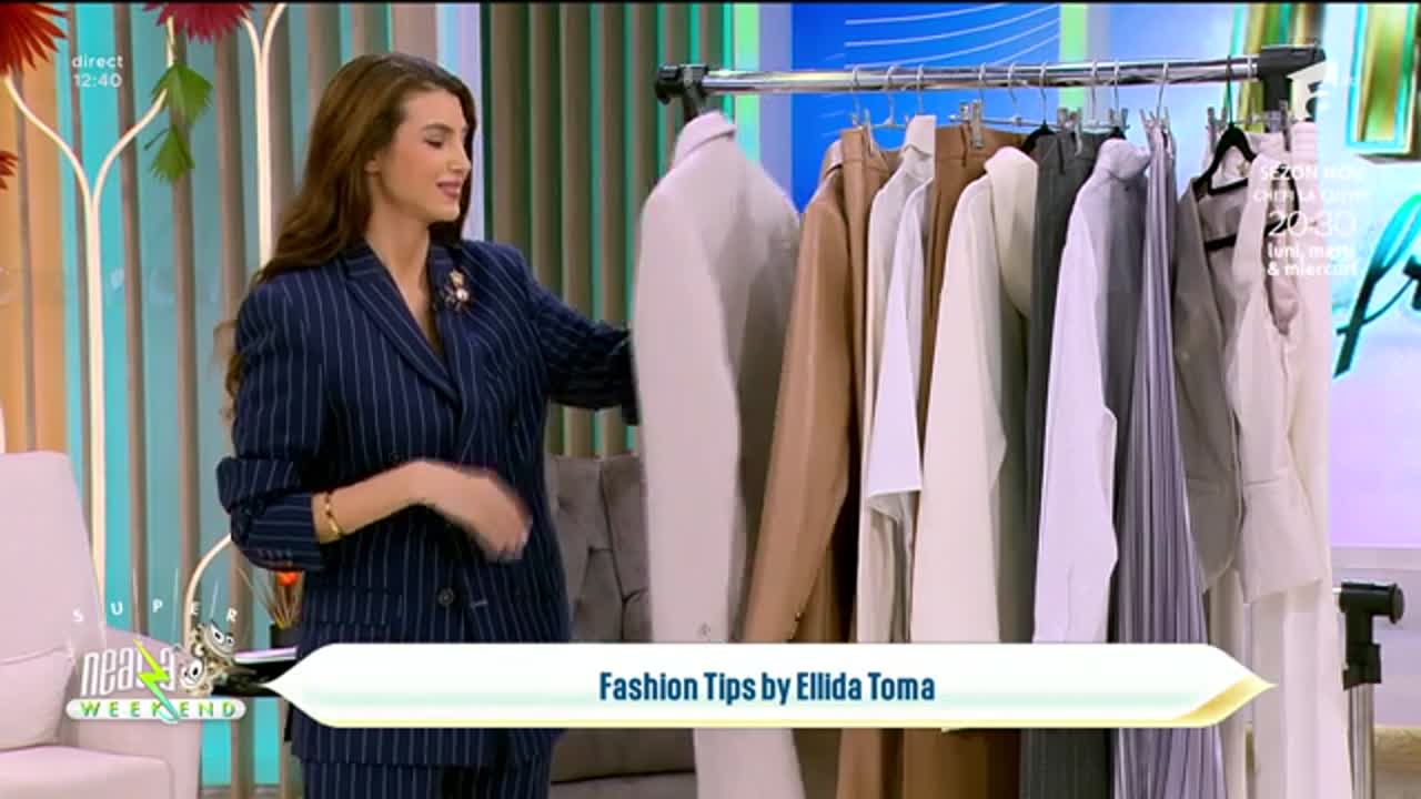 Neatza de Weekend, 17 noiembrie 2024. Fashion Tips by Ellida Toma: Propuneri de ținute pentru zilele răcoroase de noiembrie