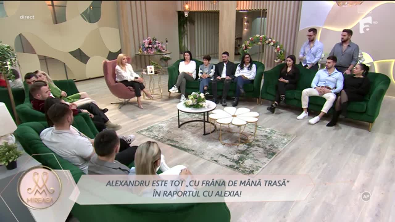 Mireasa sezonul 10, 18 noiembrie 2024. Ispita din competiție, subiect complicat pentru Alexia și Alexandru