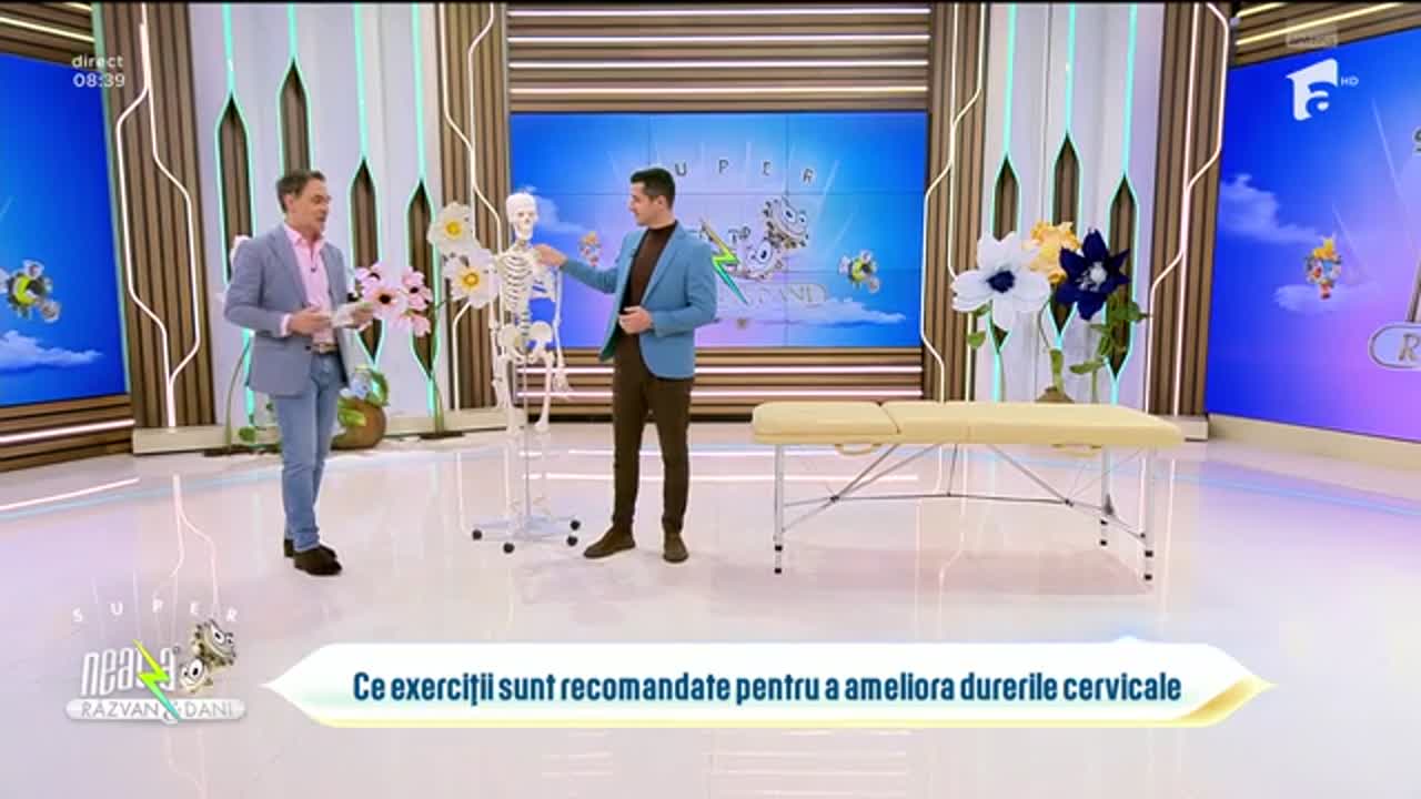 Super Neatza, 22 noiembrie 2024. Ce exerciții sunt recomandate pentru a ameliora durerile cervicale