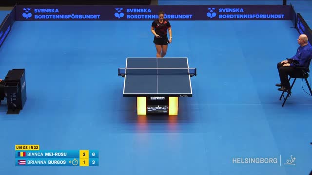 Tenis de masă | World Youth Championship Sweden 2024: Bianca Mei-Roșu vs. Brianna Burgos