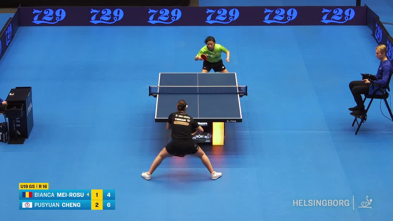 Tenis de masă | World Youth Championship Sweden 2024: Bianca Mei-Roşu vs. Pusyuan Cheng