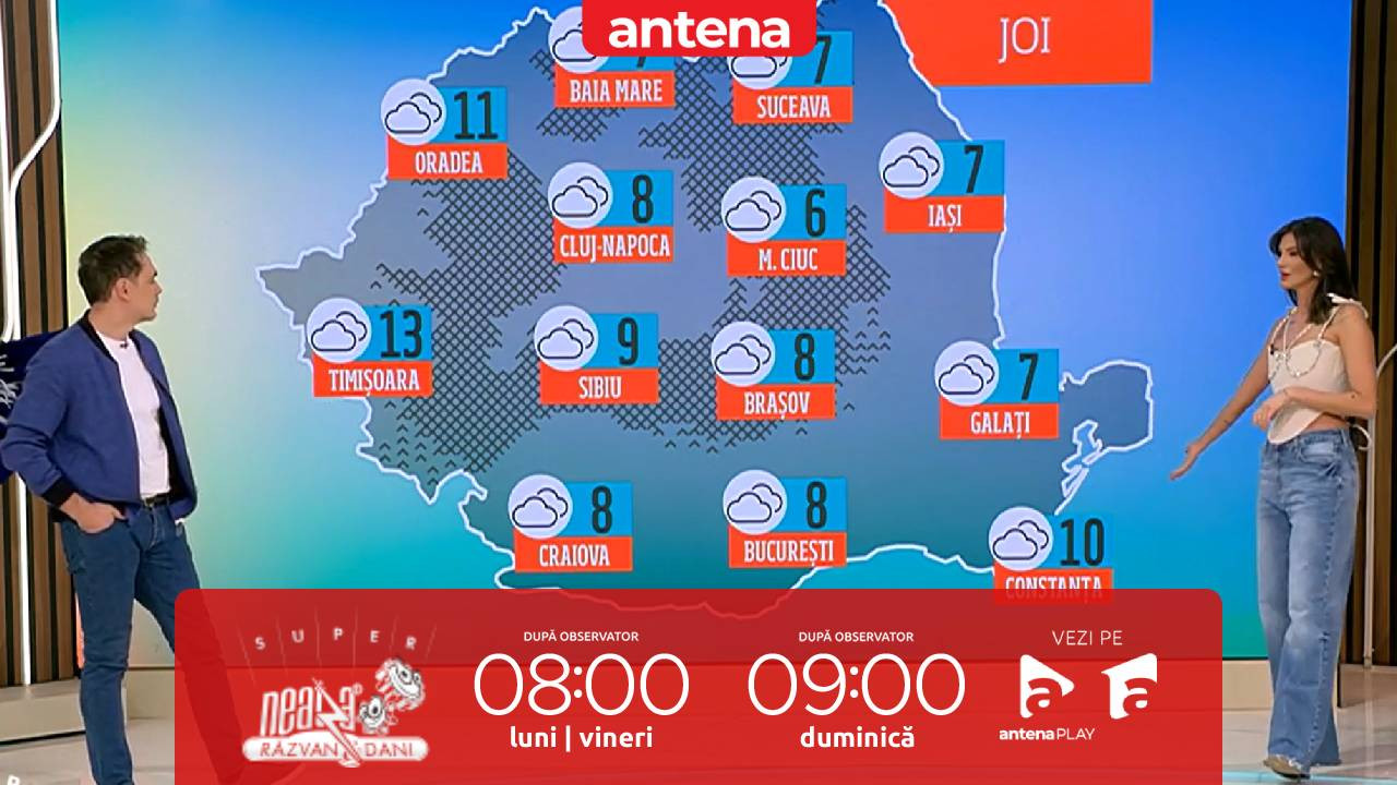 Super Neatza, 28 noiembrie 2024. Prognoza meteo cu Ramona Olaru: