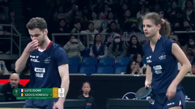 Tenis de masă | ITTF Mixed Team World Cup 2024: Ovidiu Ionescu/Bernadette Szocs vs. Camille Lutz/Esteban Dorr