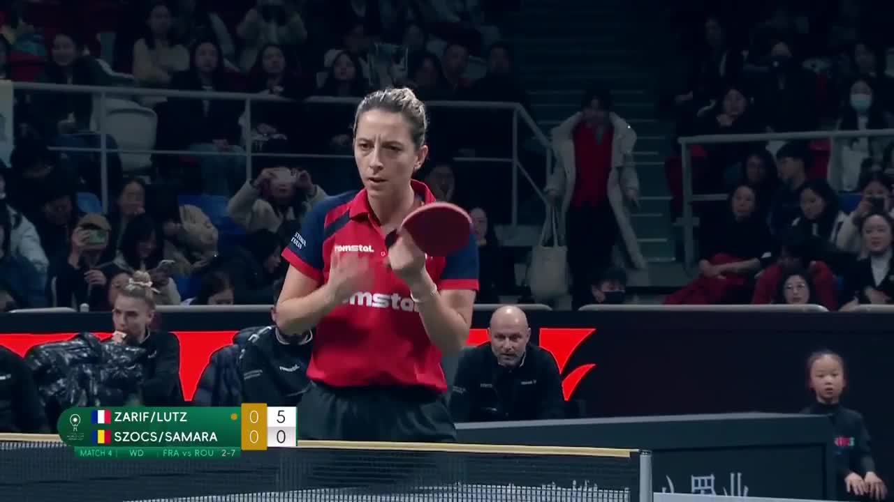 Tenis de masă | ITTF Mixed Team World Cup 2024: Elizabeta Samara/Bernadette Szocs vs. Audrey Zarif/Camille Lutz