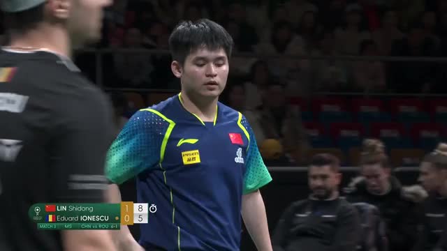 Tenis de masă | ITTF Mixed Team World Cup 2024: Eduard Ionescu vs. Lin Shidong