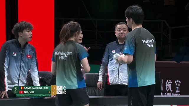 Tenis de masă | ITTF Mixed Team World Cup 2024: Elizabeta Samara/Ovidiu Ionescu vs. NG Wing Lam/Yiu Kwan To