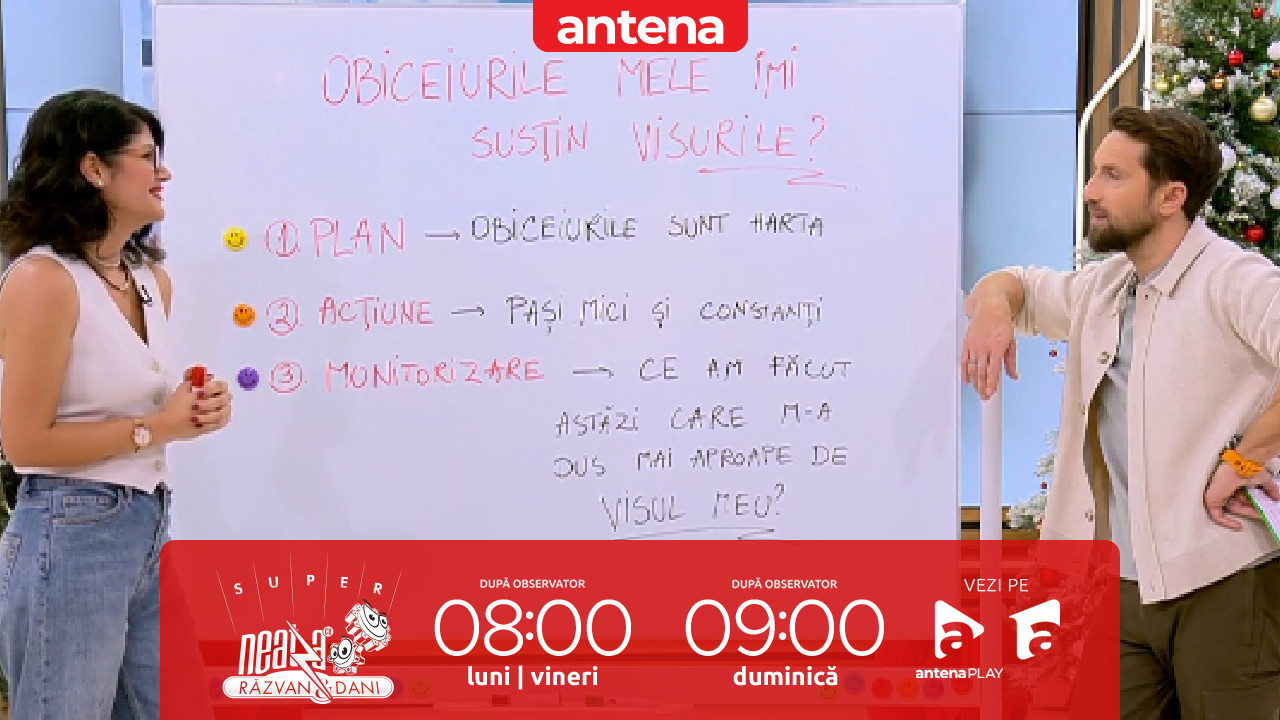 Super Neatza, 9 decembrie 2024. Obiceiurile sănătoase care ne transformă visul în realitate